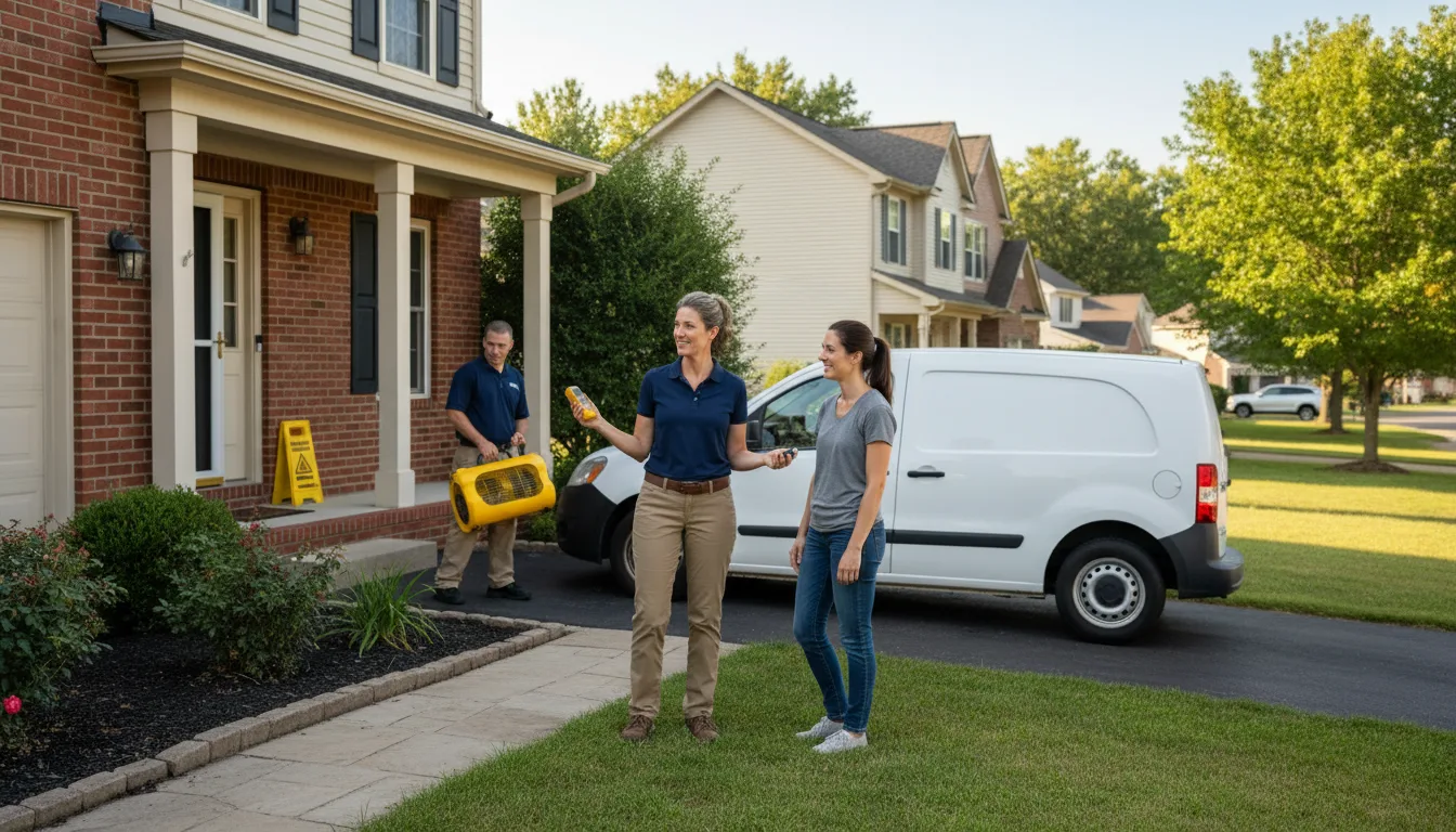 Residential water damage restoration in Gatesville, NC